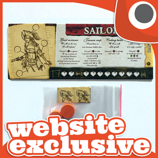 Robinson Crusoe - Sailor + Stickers & Pawns